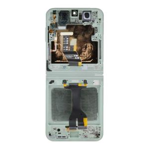 OLED Assembly With Frame Compatible for Samsung Galaxy Z Flip 6 5G (US & International) (Refurbished) – Mint